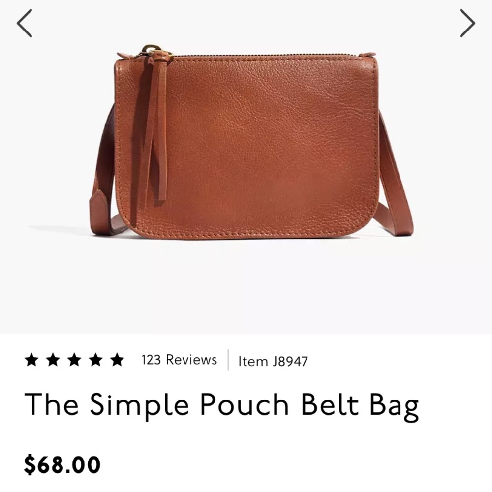Madewell Simple Pouch Belt Bag